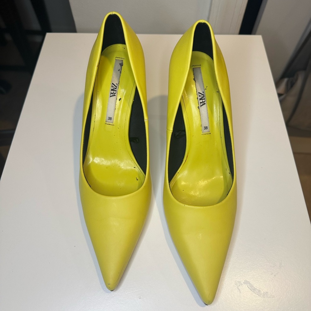 Zara Women's Yellow High Heels